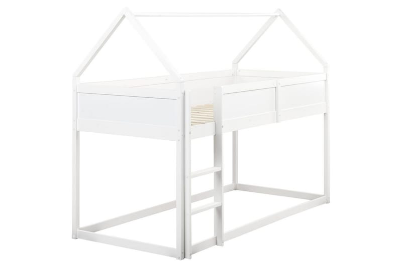 Låg våningssäng Dienne - Vit - Möbler - Sovrum - Sängar - Våningssängar & loftsängar