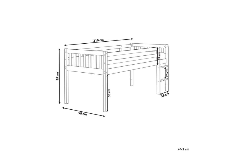 Låg våningssäng Peipin - Vit - Möbler - Sovrum - Sängar - Våningssängar & loftsängar
