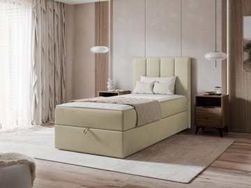 Laggano Sängpaket Kontinentalsäng 100x200 cm - beige - Möbler - Sovrum - Sängar - Komplett Sängpaket