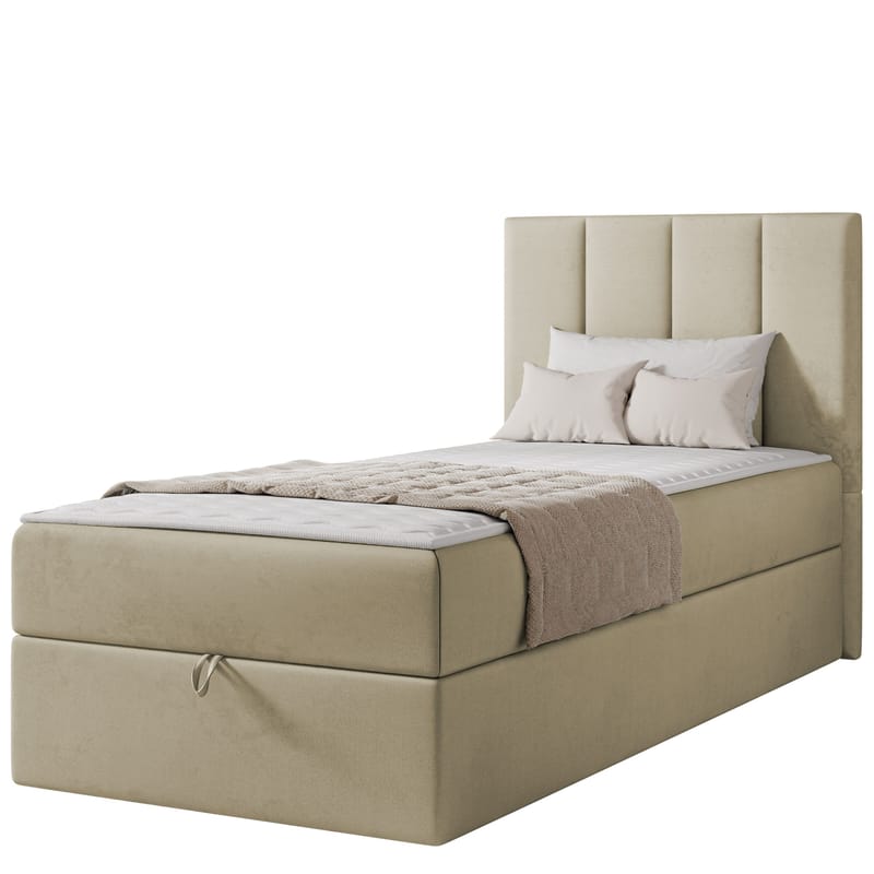 Laggano Sängpaket Kontinentalsäng 100x200 cm, beige