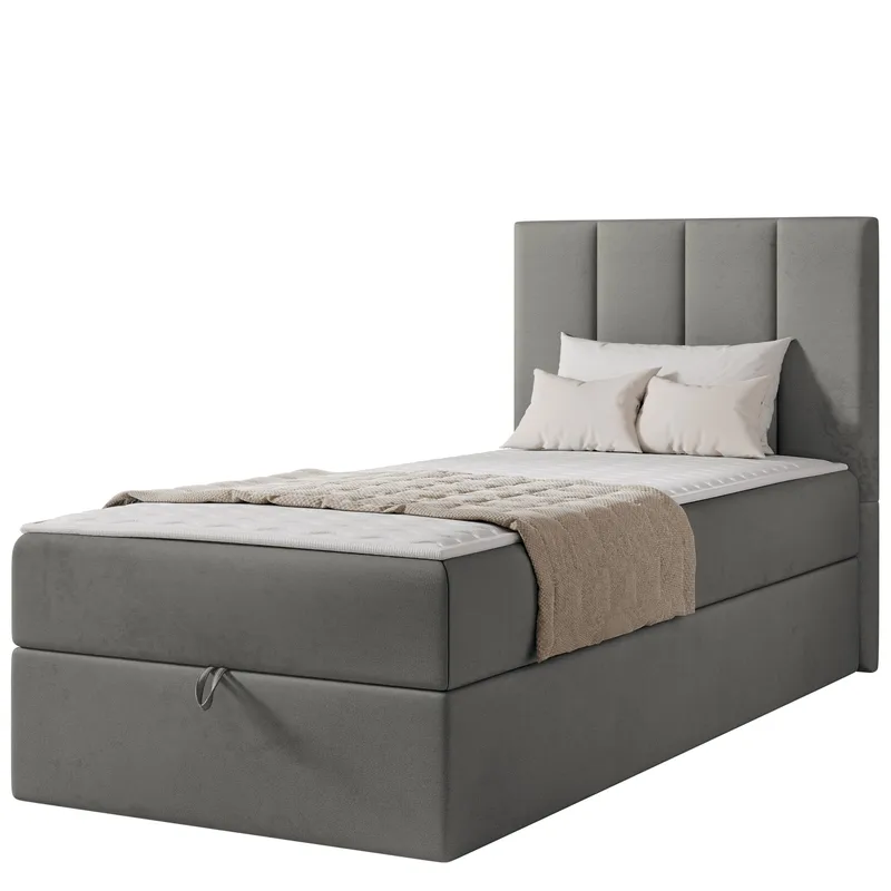 Laggano Sängpaket Kontinentalsäng 100x200 cm - grå - Möbler - Sovrum - Sängar - Komplett Sängpaket