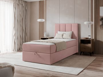 Laggano Sängpaket Kontinentalsäng 100x200 cm - ljusrosa - Möbler - Sovrum - Sängar - Komplett Sängpaket