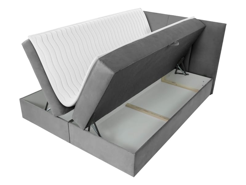 Laggano Sängpaket Kontinentalsäng 160x200 cm - grå - Möbler - Sovrum - Sängar - Komplett Sängpaket