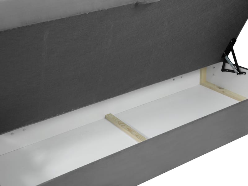 Laggano Sängpaket Kontinentalsäng 160x200 cm - grå - Möbler - Sovrum - Sängar - Komplett Sängpaket
