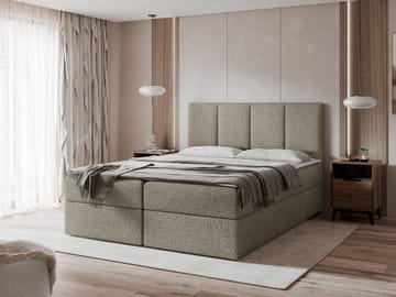 Laggano Sängpaket Kontinentalsäng 180x200 cm - taupe - Möbler - Sovrum - Sängar - Komplett Sängpaket