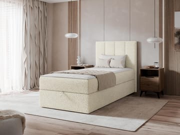 Laggano Sängpaket Kontinentalsäng 80x200 cm - Lambi 08 ljusbeige - Möbler - Sovrum - Sängar - Komplett Sängpaket