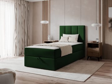 Laggano Sängpaket Kontinentalsäng 80x200 cm - Polo 889 grön - Möbler - Sovrum - Sängar - Komplett Sängpaket