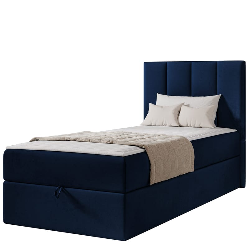 Laggano Sängpaket Kontinentalsäng 90x200 cm - blå - Möbler - Sovrum - Sängar - Komplett Sängpaket