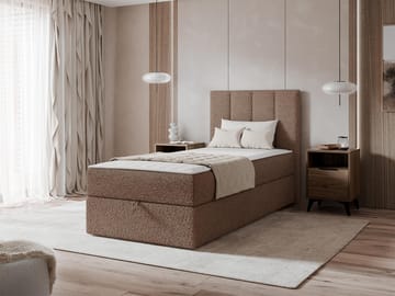 Laggano Sängpaket Kontinentalsäng 90x200 cm - brun - Möbler - Sovrum - Sängar - Komplett Sängpaket