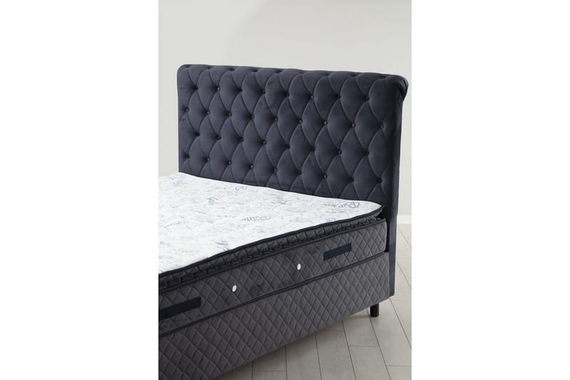 Lamoon Komplett Sängpaket 160x200 cm - Antracit - Möbler - Sovrum - Sängar - Komplett Sängpaket
