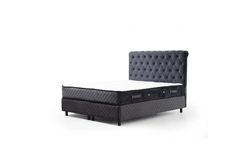 Lamoon Komplett Sängpaket 160x200 cm - Antracit - Möbler - Sovrum - Sängar - Komplett Sängpaket