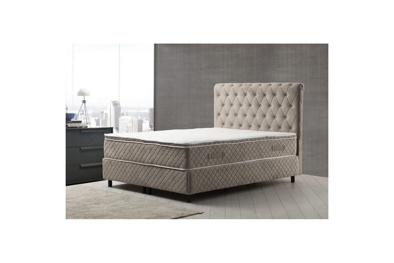Lamoon Komplett Sängpaket 160x200 cm - Beige - Möbler - Sovrum - Sängar - Komplett Sängpaket