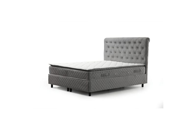 Lamoon Komplett Sängpaket 160x200 cm - Grå - Möbler - Sovrum - Sängar - Komplett Sängpaket