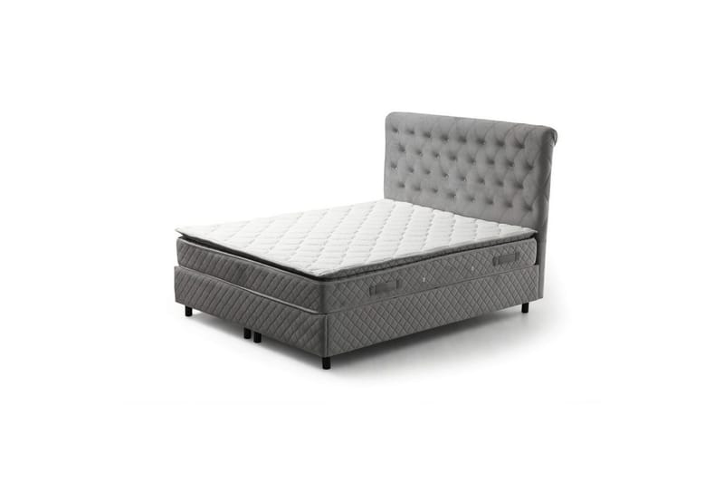 Lamoon Komplett Sängpaket 160x200 cm - Grå - Möbler - Sovrum - Sängar - Komplett Sängpaket