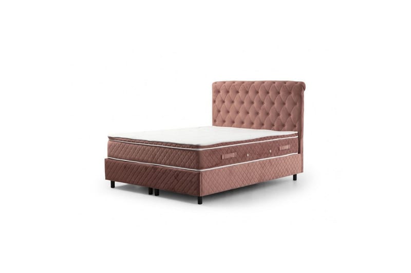 Lamoon Komplett Sängpaket 160x200 cm - Rodnadsrosa - Möbler - Sovrum - Sängar - Komplett Sängpaket