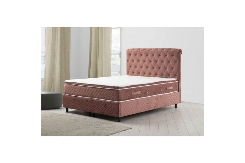 Lamoon Komplett Sängpaket 160x200 cm - Rodnadsrosa - Möbler - Sovrum - Sängar - Komplett Sängpaket