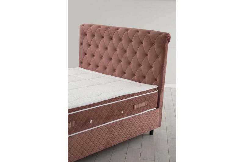 Lamoon Komplett Sängpaket 160x200 cm - Rodnadsrosa - Möbler - Sovrum - Sängar - Komplett Sängpaket
