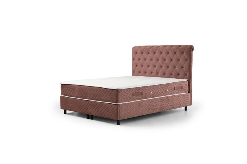Lamoon Komplett Sängpaket 160x200 cm - Rodnadsrosa - Möbler - Sovrum - Sängar - Komplett Sängpaket