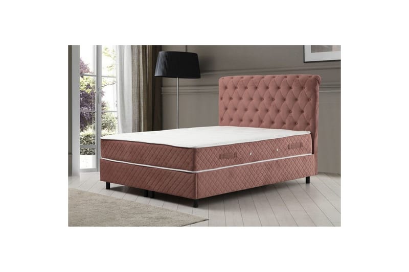 Lamoon Komplett Sängpaket 160x200 cm - Rodnadsrosa - Möbler - Sovrum - Sängar - Komplett Sängpaket