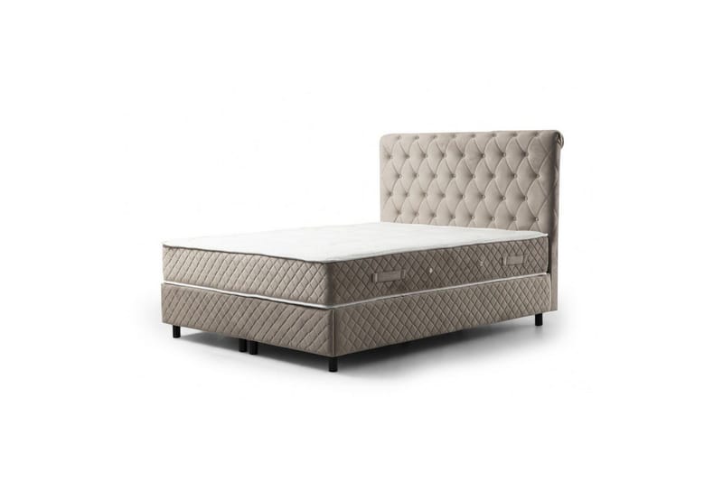 Lamoon Sängpaket Kontinentalsäng 160x200 cm - Beige - Möbler - Sovrum - Sängar - Komplett Sängpaket