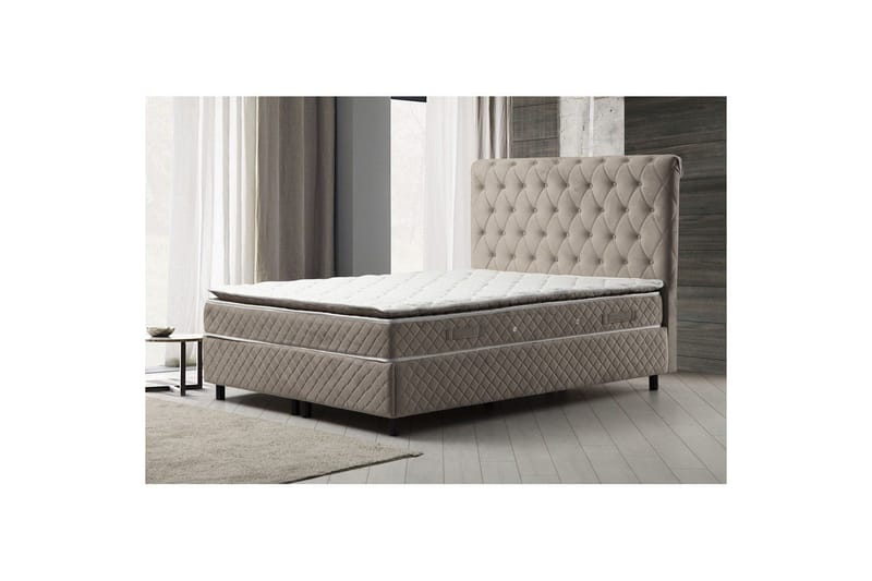 Lamoon Sängpaket Ramsäng 160x200 cm - Beige - Möbler - Sovrum - Sängar - Komplett Sängpaket