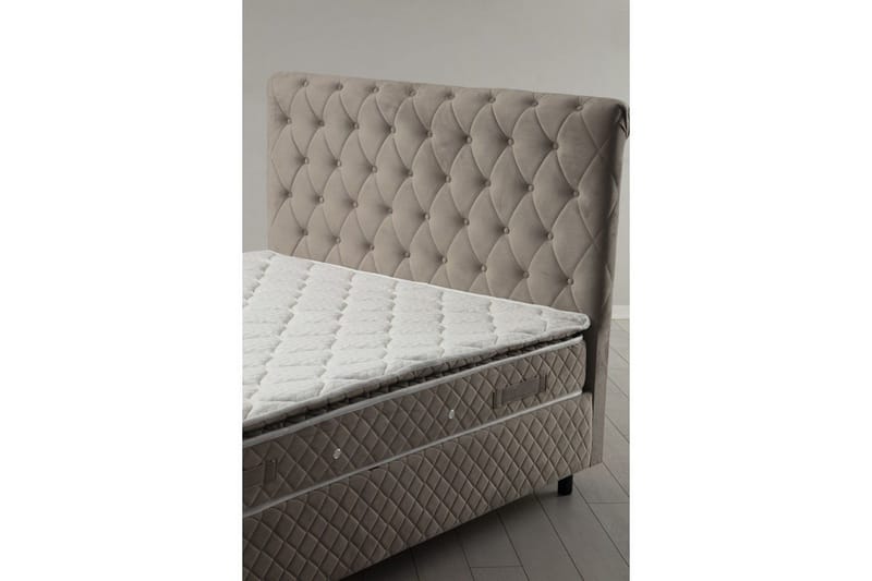 Lamoon Sängpaket Ramsäng 160x200 cm - Beige - Möbler - Sovrum - Sängar - Komplett Sängpaket