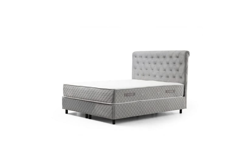 Lamoon Sängpaket Ramsäng 160x200 cm - Grå - Möbler - Sovrum - Sängar - Komplett Sängpaket