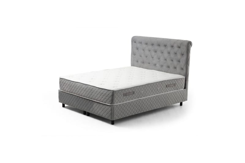 Lamoon Sängpaket Ramsäng 160x200 cm - Grå - Möbler - Sovrum - Sängar - Komplett Sängpaket