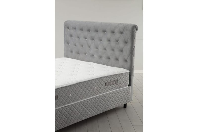 Lamoon Sängpaket Ramsäng 160x200 cm - Grå - Möbler - Sovrum - Sängar - Komplett Sängpaket