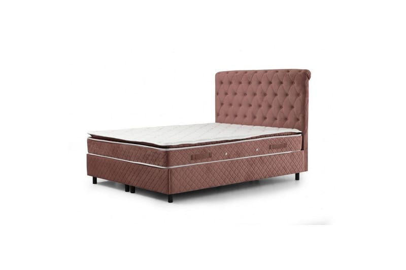 Lamoon Sängpaket Ramsäng 160x200 cm - Rodnadsrosa - Möbler - Sovrum - Sängar - Komplett Sängpaket