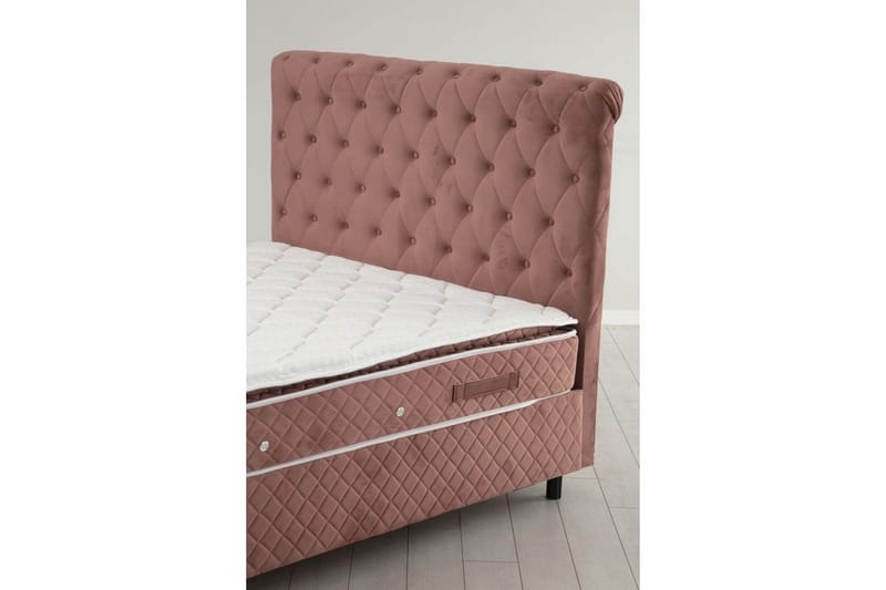 Lamoon Sängpaket Ramsäng 160x200 cm - Rodnadsrosa - Möbler - Sovrum - Sängar - Komplett Sängpaket