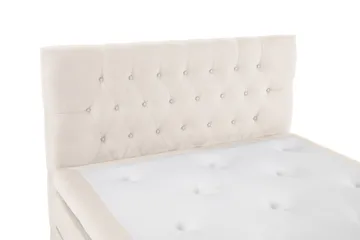 Lucky Komplett Sängpaket 120x200 Latex Diamant Sänggavel - Beige - Möbler - Sovrum - Sängar - Kontinentalsängar