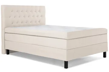 Lucky Komplett Sängpaket 120x200 Latex Diamant Sänggavel - Beige - Möbler - Sovrum - Sängar - Kontinentalsängar