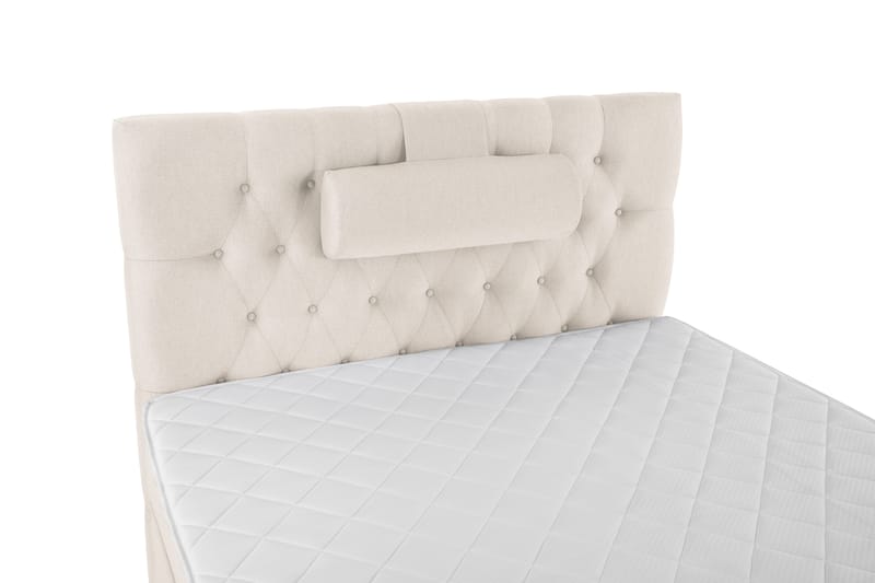 Lucky Komplett Sängpaket 120x200 Skum Diamant Sänggavel - Nackkudde Stor Beige - Möbler - Sovrum - Sängar - Komplett Sängpaket