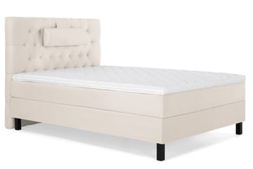 Lucky Komplett Sängpaket 120x200 Skum Diamant Sänggavel - Nackkudde Stor Beige - Möbler - Sovrum - Sängar - Komplett Sängpaket