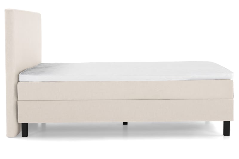Lucky Komplett Sängpaket 120x200 Skum Slät Sänggavel - Beige - Möbler - Sovrum - Sängar - Komplett Sängpaket