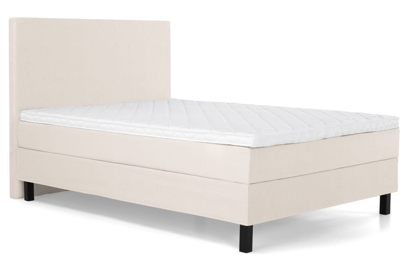 Lucky Komplett Sängpaket 120x200 Skum Slät Sänggavel - Beige - Möbler - Sovrum - Sängar - Komplett Sängpaket