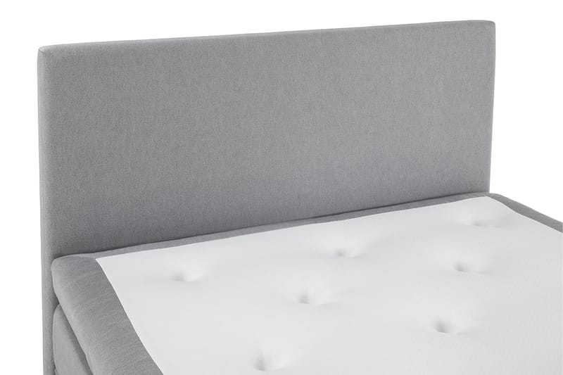 Lucky Komplett Sängpaket 120x200 Polyeter Slät Sänggavel - Mellangrå - Möbler - Sovrum - Sängar - Komplett Sängpaket