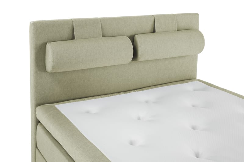 Lucky Komplett Sängpaket 140x200 Latex Slät Sänggavel - Nackkudde Stor Grön - Möbler - Sovrum - Sängar - Komplett Sängpaket