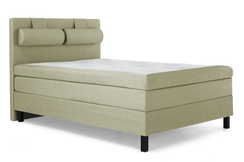 Lucky Komplett Sängpaket 140x200 Latex Slät Sänggavel - Nackkudde Stor Grön - Möbler - Sovrum - Sängar - Komplett Sängpaket