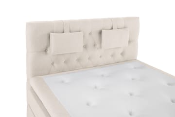 Lucky Komplett Sängpaket 140x200 Memory Diamant Sänggavel - Nackkudde Liten Beige - Möbler - Sovrum - Sängar - Komplett Sängpaket
