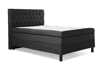 Lucky Komplett Sängpaket 140x200 Polyeter Diamant - Svart / Grå - Möbler - Sovrum - Sängar - Komplett Sängpaket