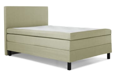 Lucky Komplett Sängpaket 140x200 Polyeter Slät Sänggavel - Grön - Möbler - Sovrum - Sängar - Kontinentalsängar