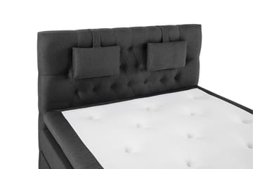 Lucky Komplett Sängpaket 140x200 Polyeter Diamant - Nackkudde Liten Svart/Grå - Möbler - Sovrum - Sängar - Komplett Sängpaket