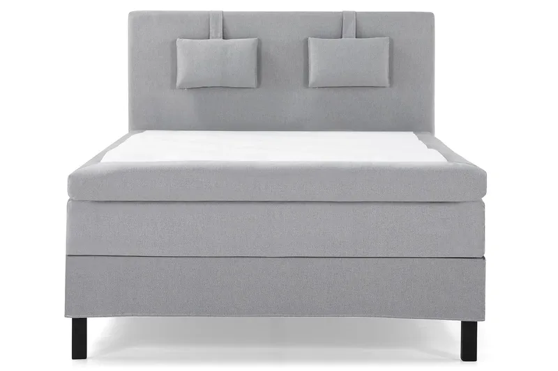 Lucky Komplett Sängpaket 140x200 Polyeter Slät - Nackkudde Liten Mellangrå - Möbler - Sovrum - Sängar - Komplett Sängpaket