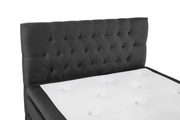 Lucky Komplett Sängpaket 140x200 Polyeter Diamant - Svart / Grå - Möbler - Sovrum - Sängar - Komplett Sängpaket