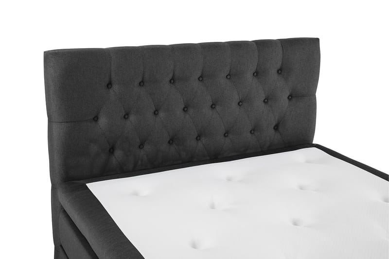 Lucky Komplett Sängpaket 140x200 Polyeter Diamant - Svart / Grå - Möbler - Sovrum - Sängar - Komplett Sängpaket