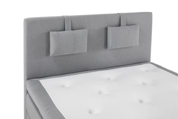 Lucky Komplett Sängpaket 140x200 Polyeter Slät - Nackkudde Liten Mellangrå - Möbler - Sovrum - Sängar - Komplett Sängpaket