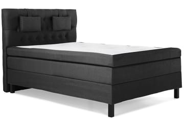 Lucky Komplett Sängpaket 140x200 Polyeter Diamant - Nackkudde Liten Svart/Grå - Möbler - Sovrum - Sängar - Komplett Sängpaket