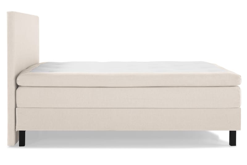 Lucky Komplett Sängpaket 160x200 Latex Slät Sänggavel - Beige - Möbler - Sovrum - Sängar - Komplett Sängpaket